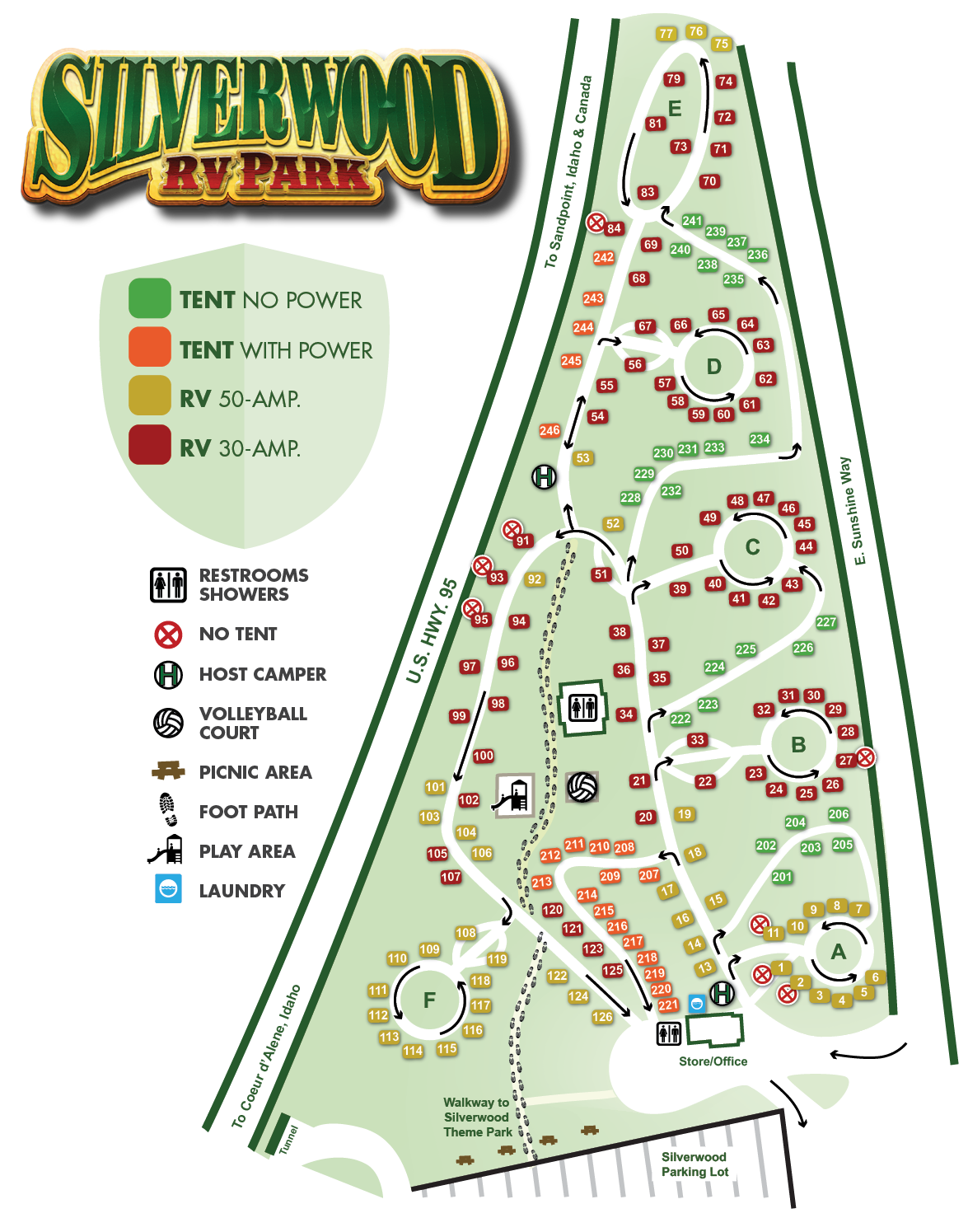 Map of RV Park